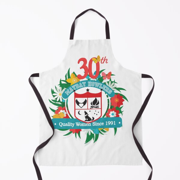 Aperçu de l'œuvre Mayday 30th Logo Blanc créée et vendue par logogurl.