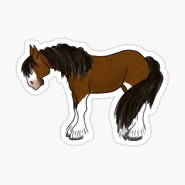 Aperçu de l'œuvre Clydesdale créée et vendue par HorseFly Ranch.