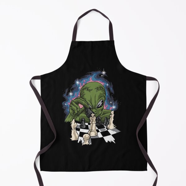 Item preview, Green Alien With Chessboard - Chess designed and sold by anziehend.