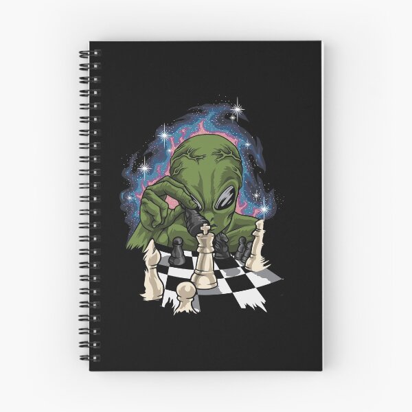 Item preview, Green Alien With Chessboard - Chess designed and sold by anziehend.