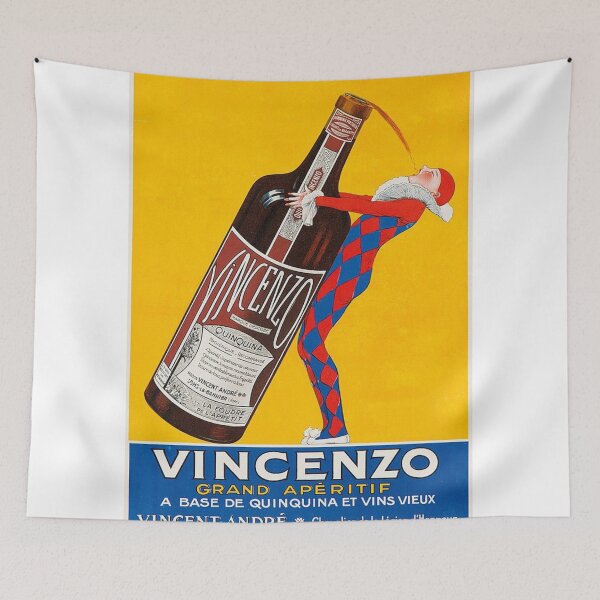 Item preview, Vintage pub - Vincenzo aperitif designed and sold by SuperNanais.