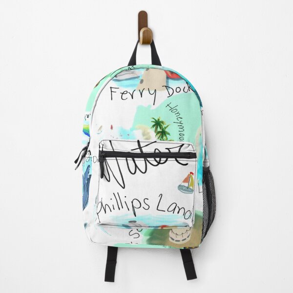 Item preview, Water Island Playful Map designed and sold by artonanisland.