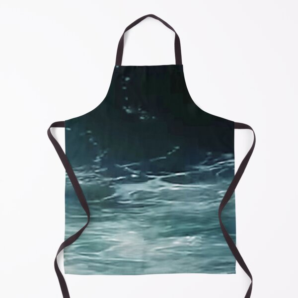 Item preview, Through the Night - Dark Green and Turquoise Beach Seafoams designed and sold by Ilana Khoshsima.