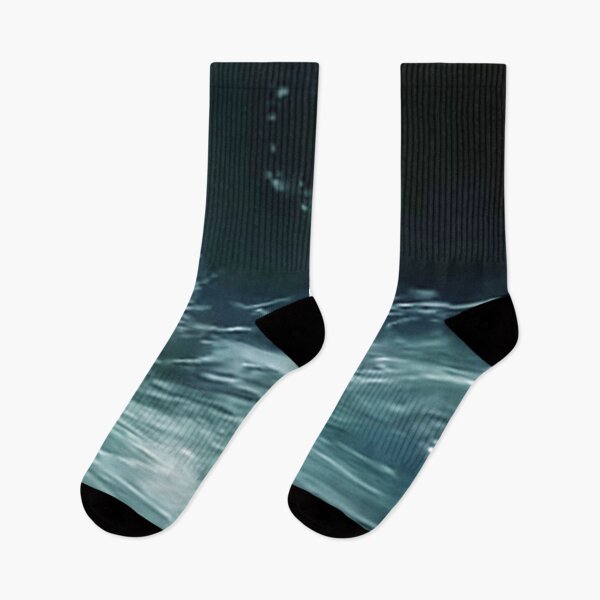 Item preview, Through the Night - Dark Green and Turquoise Beach Seafoams  designed and sold by Ilana Khoshsima.