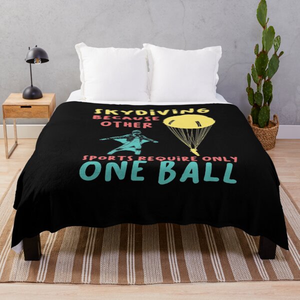 Item preview, Skydiving Because Other Sports Only Require One Ball Skydive Parachuting Gift designed and sold by LANANIL.