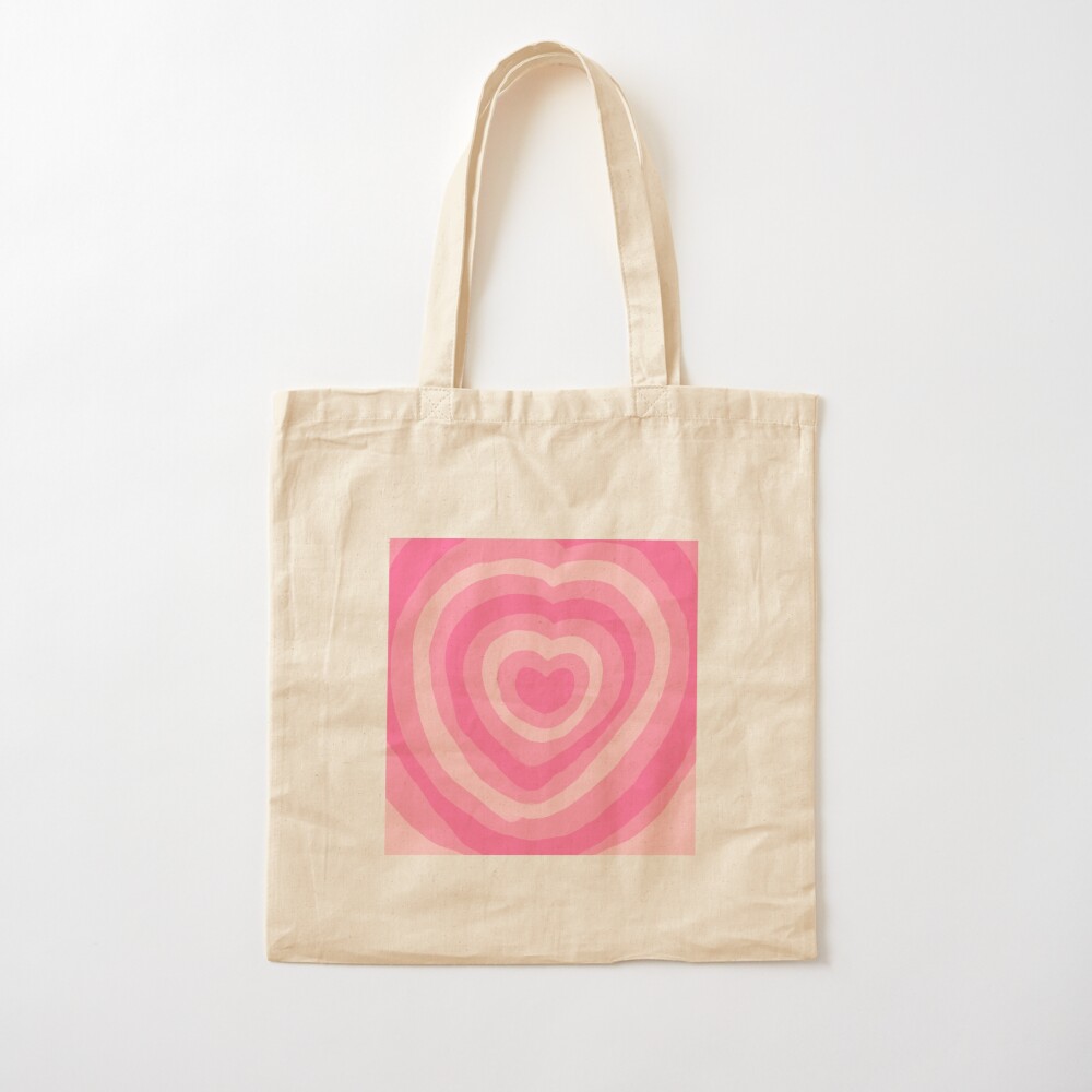 Heart Pattern Braided Tote Bag - Cider
