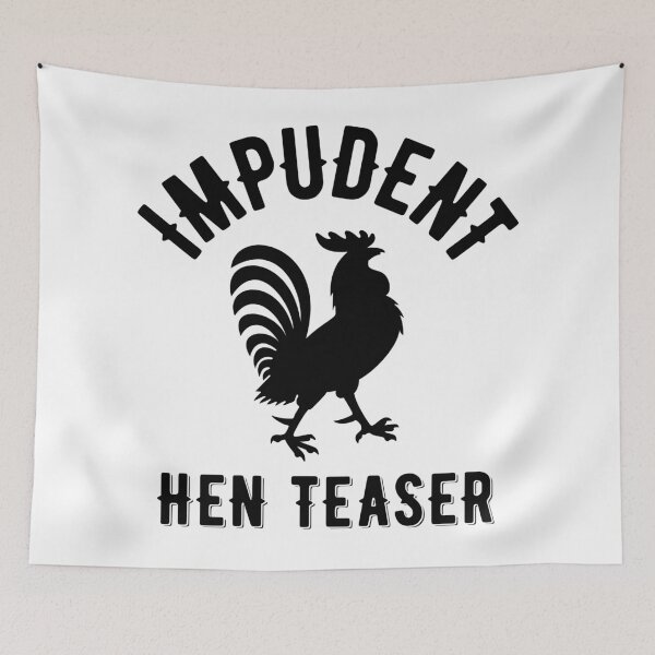 Item preview, Impudent Hen Teaser Funny Rooster designed and sold by WPahat.