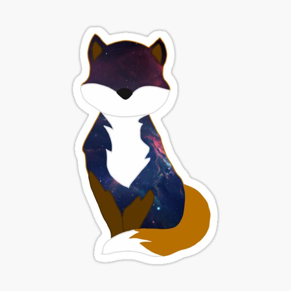 Space Fox Sticker