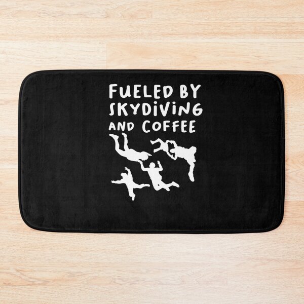 Item preview, Fueled by Skydiving and Coffee  Skydive Parachuting Gift designed and sold by LANANIL.