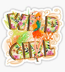 Wild Girl Orange - Stella Sticker