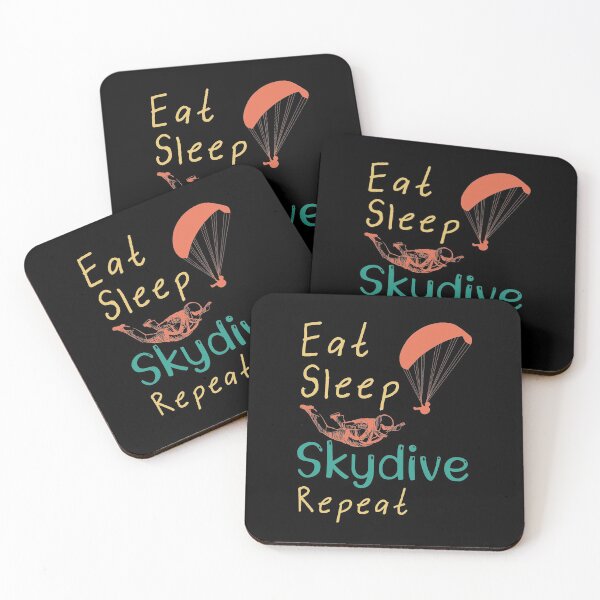Item preview, Eat Sleep Skydive Repeat Skydive Parachuting Gift designed and sold by LANANIL.