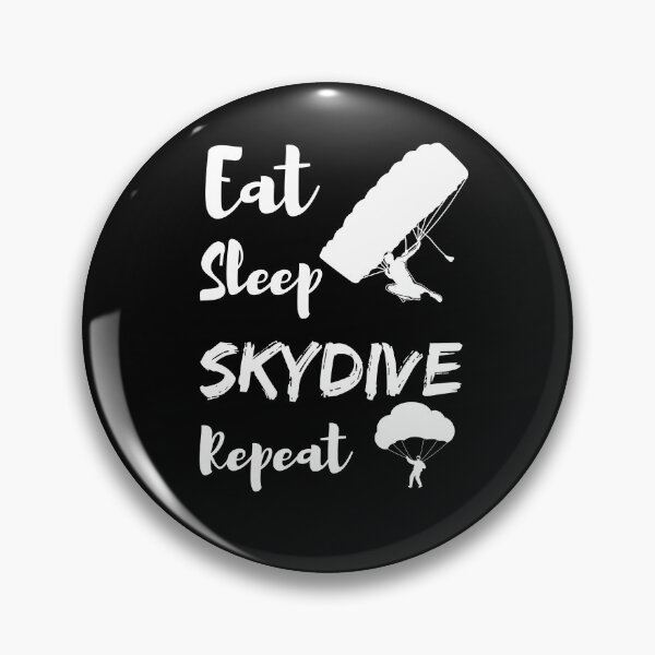Item preview, Eat Sleep Skydive Repeat Skydive Parachuting Gift designed and sold by LANANIL.