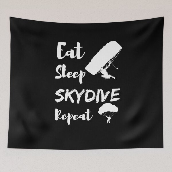Item preview, Eat Sleep Skydive Repeat Skydive Parachuting Gift designed and sold by LANANIL.