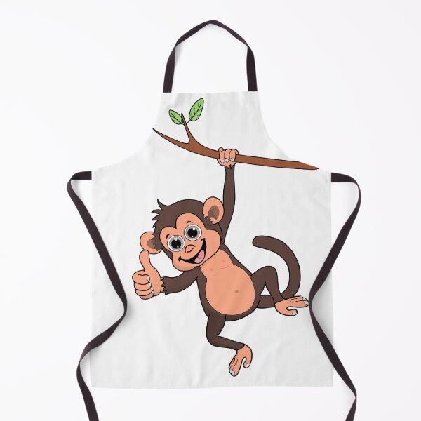 Item preview, Happy Monkey Cartoon designed and sold by AnimalsCartoon.