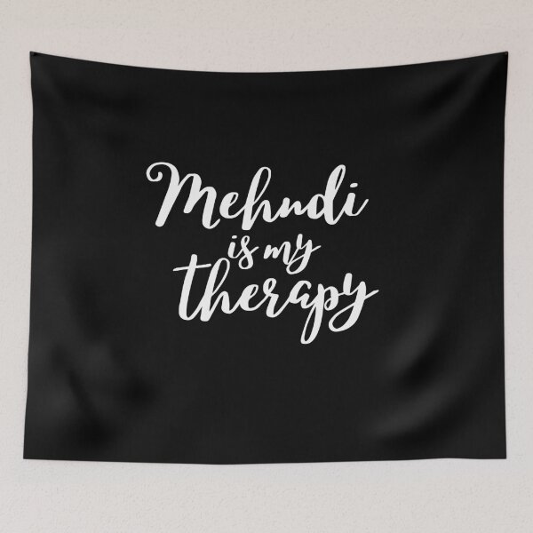 Item preview, Mehndi is my therapy designed and sold by theintroverted.