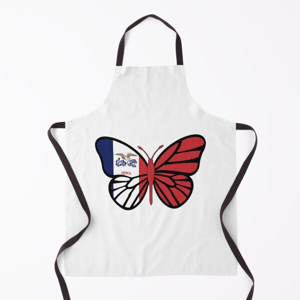 Item preview, State of Iowa Flag Butterfly designed and sold by Gsallicat.