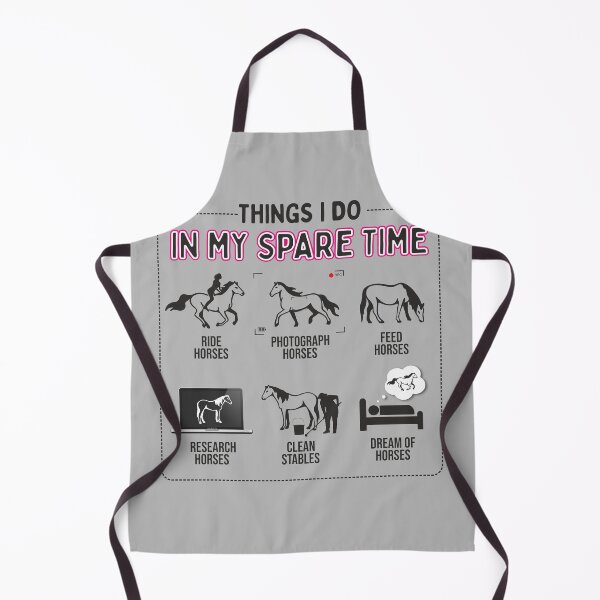 Item preview, Things I Do In My Spare Time - Horse Horseback Riding Womens - T-Shirt - pw designed and sold by Gerdek.