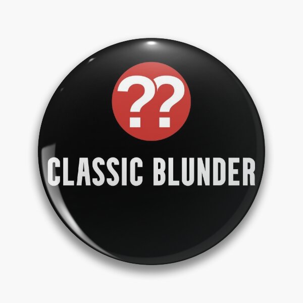 Blunder (??) Sticker for Sale by sleeveartist