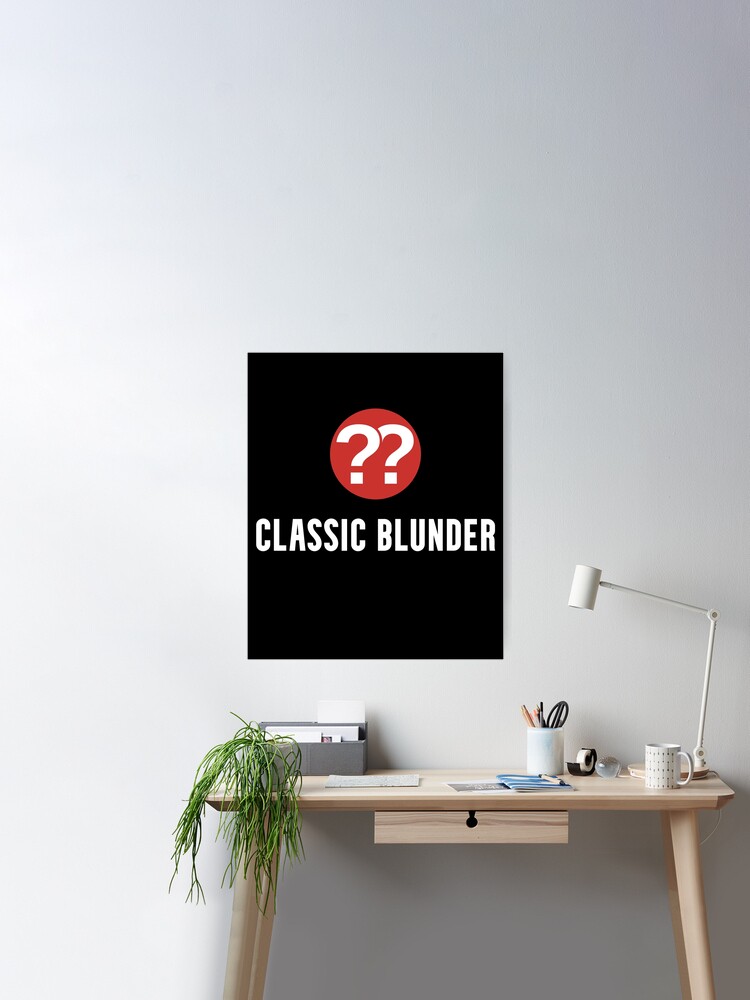 Classic Blunder Chess Essential T-Shirt for Sale by beeonehundred