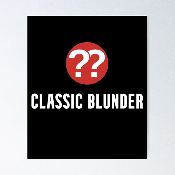 Classic Blunder Chess Essential T-Shirt for Sale by beeonehundred