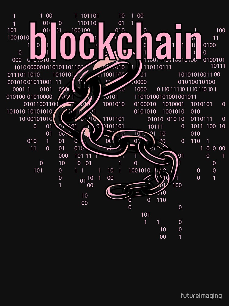Thumbnail 7 of 7, Classic T-Shirt, BlockChain Cyber Pink designed and sold by futureimaging.