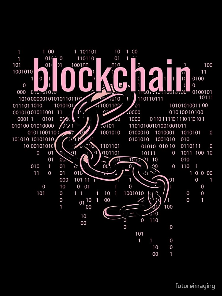 BlockChain Cyber Pink by futureimaging