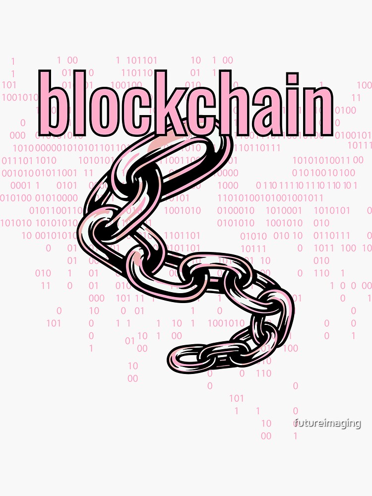 BlockChain Cyber Pink by futureimaging
