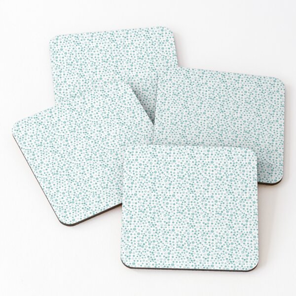 Item preview, Mint Watercolor Dots - Mint Aqua on White designed and sold by fancyashell.