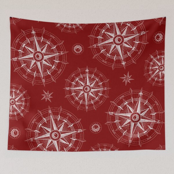 Item preview, Bordeaux Compass Rose designed and sold by Ribeiro Design.