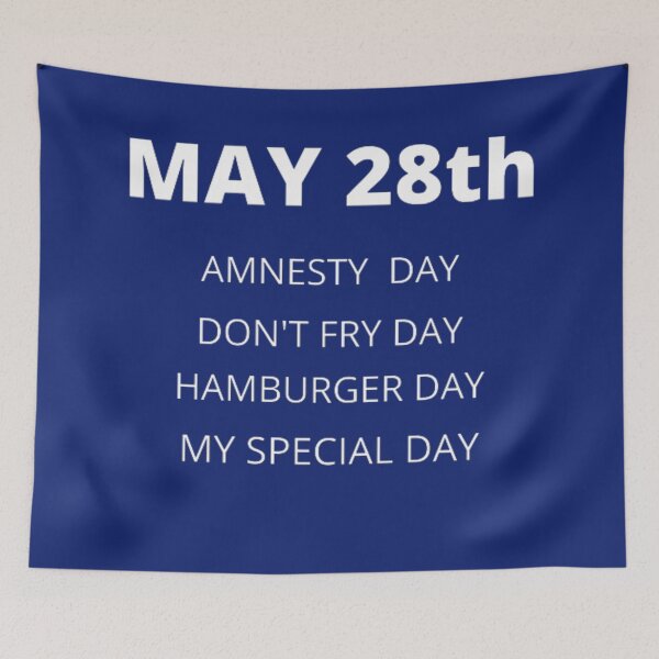 Item preview, Daily holidays - May 28th designed and sold by edwardtiptonart.