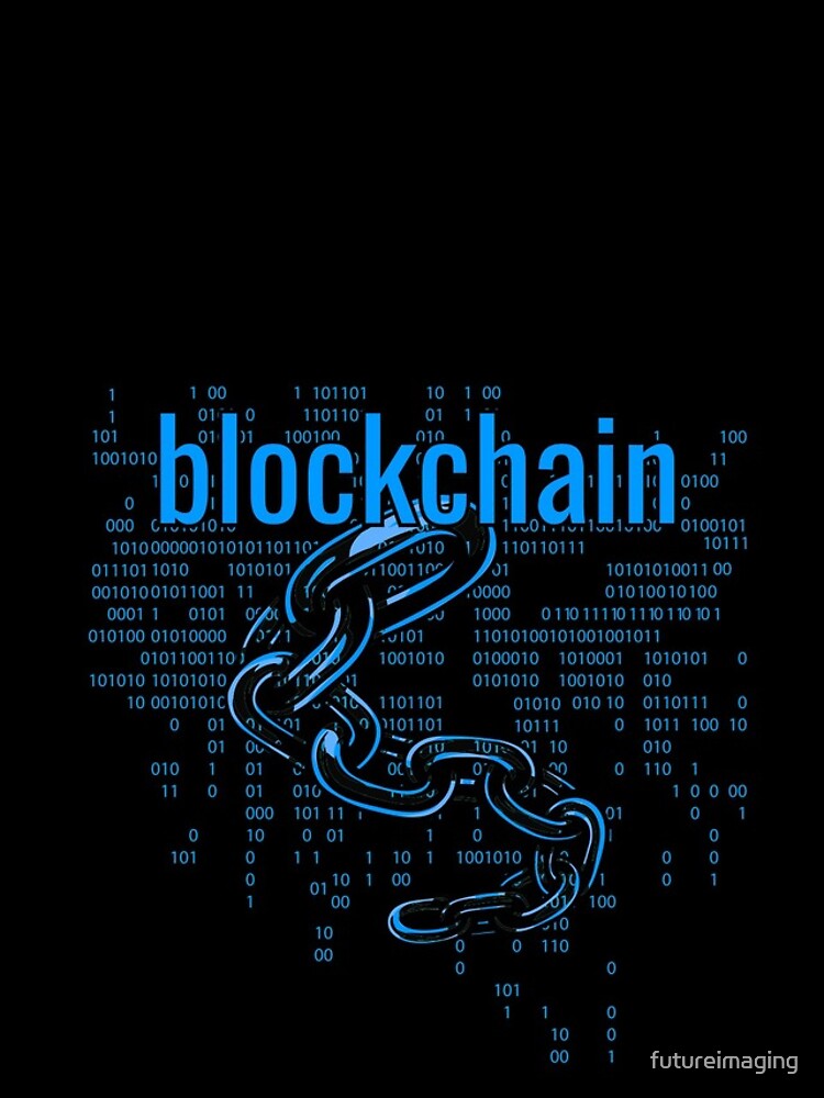 Thumbnail 4 of 4, iPhone Case, BlockChain Cyber Blue designed and sold by FutureImaging.