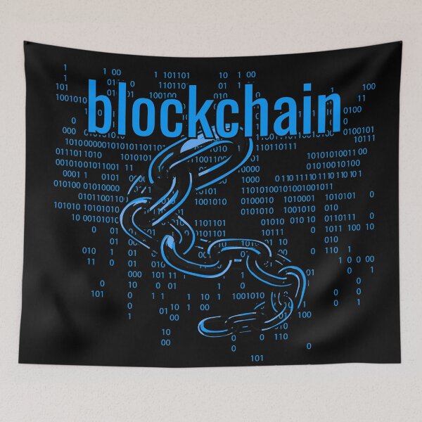 Item preview, BlockChain Cyber Blue designed and sold by FutureImaging.