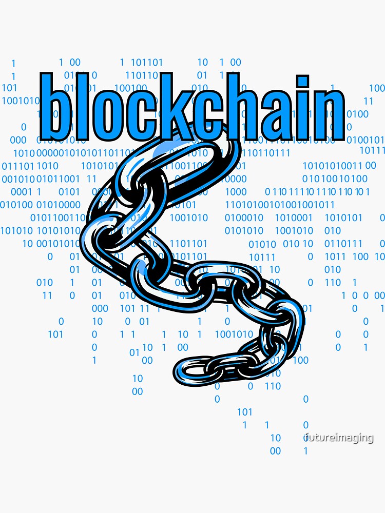 BlockChain Cyber Blue by futureimaging