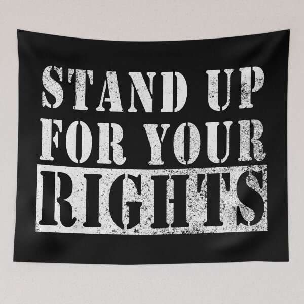 Item preview,  Stand Up For Your Rights, Freedoms, Liberties Protest designed and sold by ArtOfRebellion.