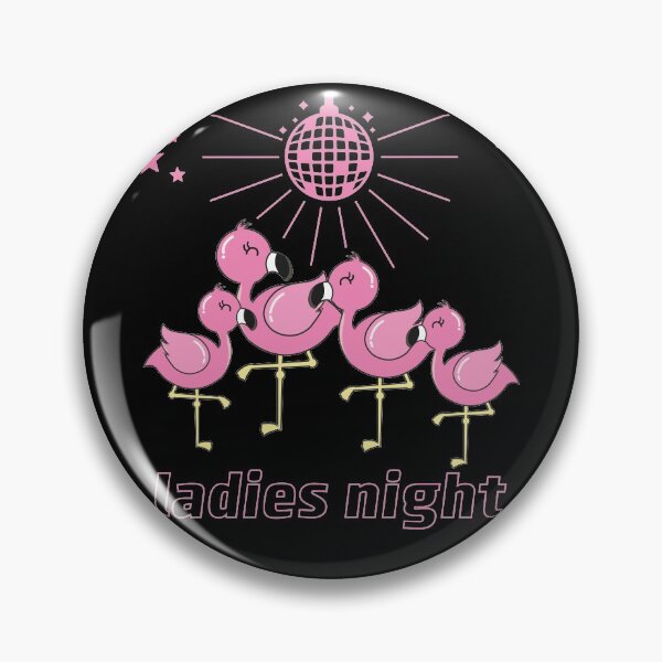 Item preview, Flamingo Ladies Night - Women's Graphic - T-Shirt - d designed and sold by Gerdek.