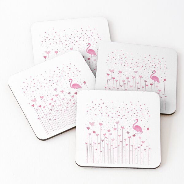 Item preview, Flamingo Hearts - Cute Pink Girls - T-Shirt - w designed and sold by Gerdek.