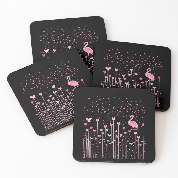 Item preview, Flamingo Hearts - Cute Pink Girls - T-Shirt - b designed and sold by Gerdek.