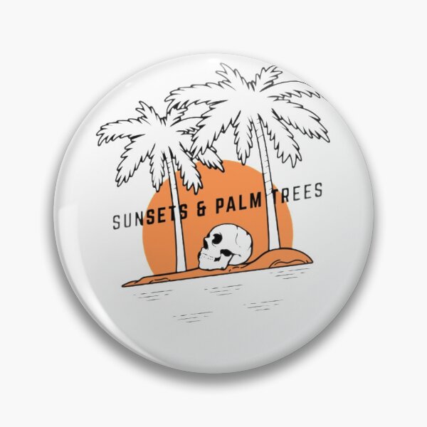 Artikelvorschau, Sunset & Palm Trees entworfen und verkauft von luckyturtles.