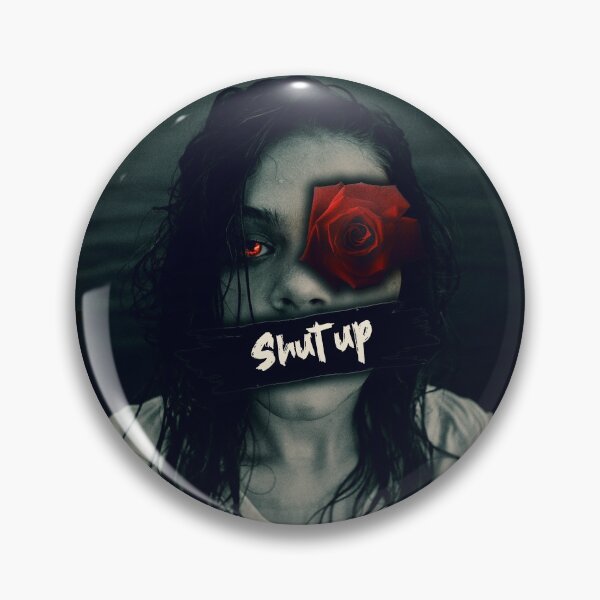 Artikelvorschau, Halte den Mund, halt den Rand, Halt die Klappe! Stilles Mädchen mit Rosenauge entworfen und verkauft von DarkDesign69.