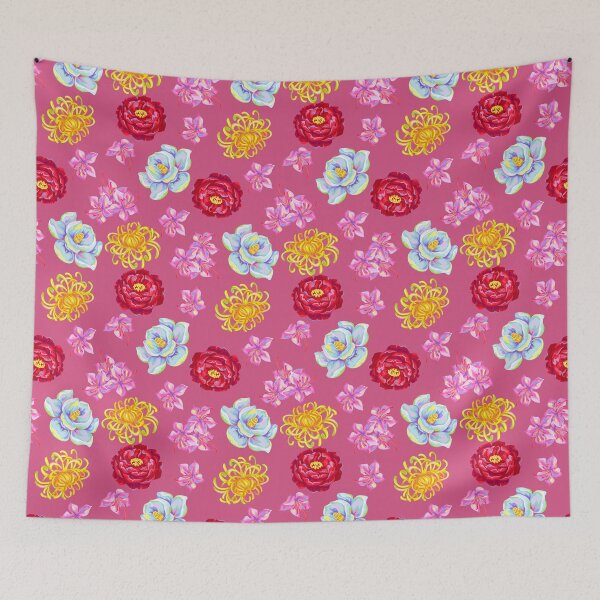Item preview, Fandango Pink Floral designed and sold by Liani DeGeeter.
