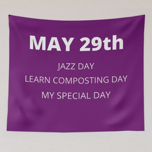 Item preview, Daily holidays - May 29th designed and sold by edwardtiptonart.