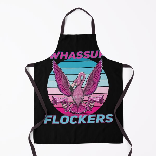 Item preview, Whassup Flockers - Funny Flamingo - Graphic - T-Shirt - b designed and sold by Gerdek.