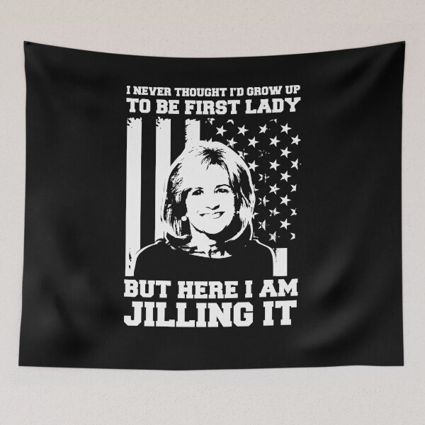 Item preview, Jill Biden first lady FLOTUS American Flag designed and sold by billyperks.