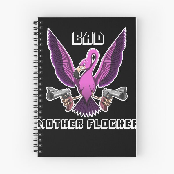 Item preview, Bad Mother Flocker - Funny Flamingo - Graphic - T-Shirt - b designed and sold by Gerdek.