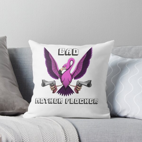 Item preview, Bad Mother Flocker - Funny Flamingo - Graphic - T-Shirt - w designed and sold by Gerdek.