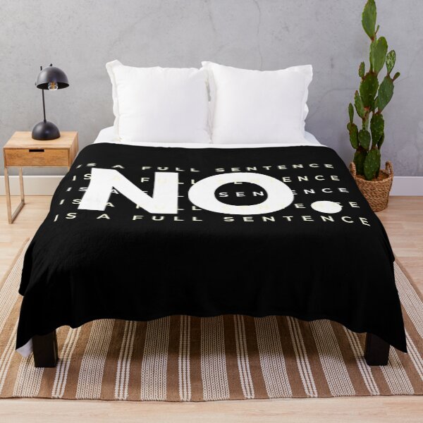 Item preview, No Is A Full Sentence  designed and sold by CeciLop.