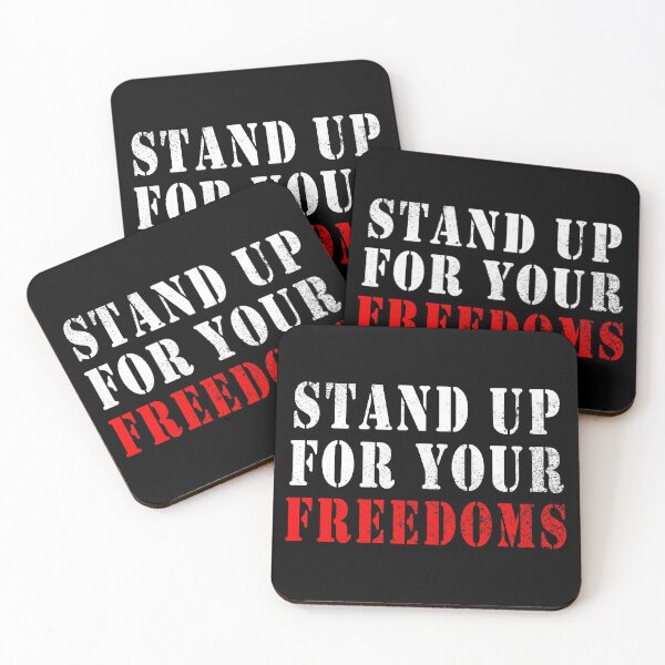 Item preview, Stand Up For Your Freedoms, Liberty Protest designed and sold by ArtOfRebellion.