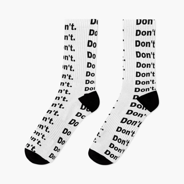 Item preview, Black and white text based T-shirt - Don't. designed and sold by OffensiveTCG.