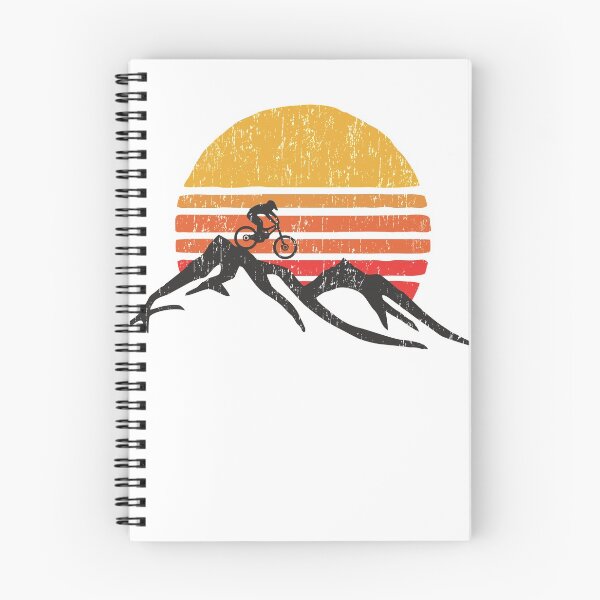 Item preview, Mountain Bike Vintage Sunset Design Graphic - T-Shirt - w designed and sold by Gerdek.