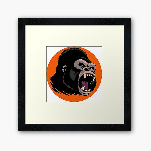 Vista previa del artículo con la obra «Kong furioso», diseñado y vendido por Snaker-inc.